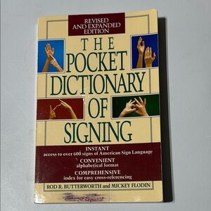 Paperback | Book | The Pocket Dictionary of Signing Book
